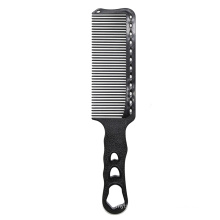 Custom Logo High Quality Hair Combs PRO Salon Hairdressing Antistatic Carbon Fiber Comb for Barber Hair Cutting